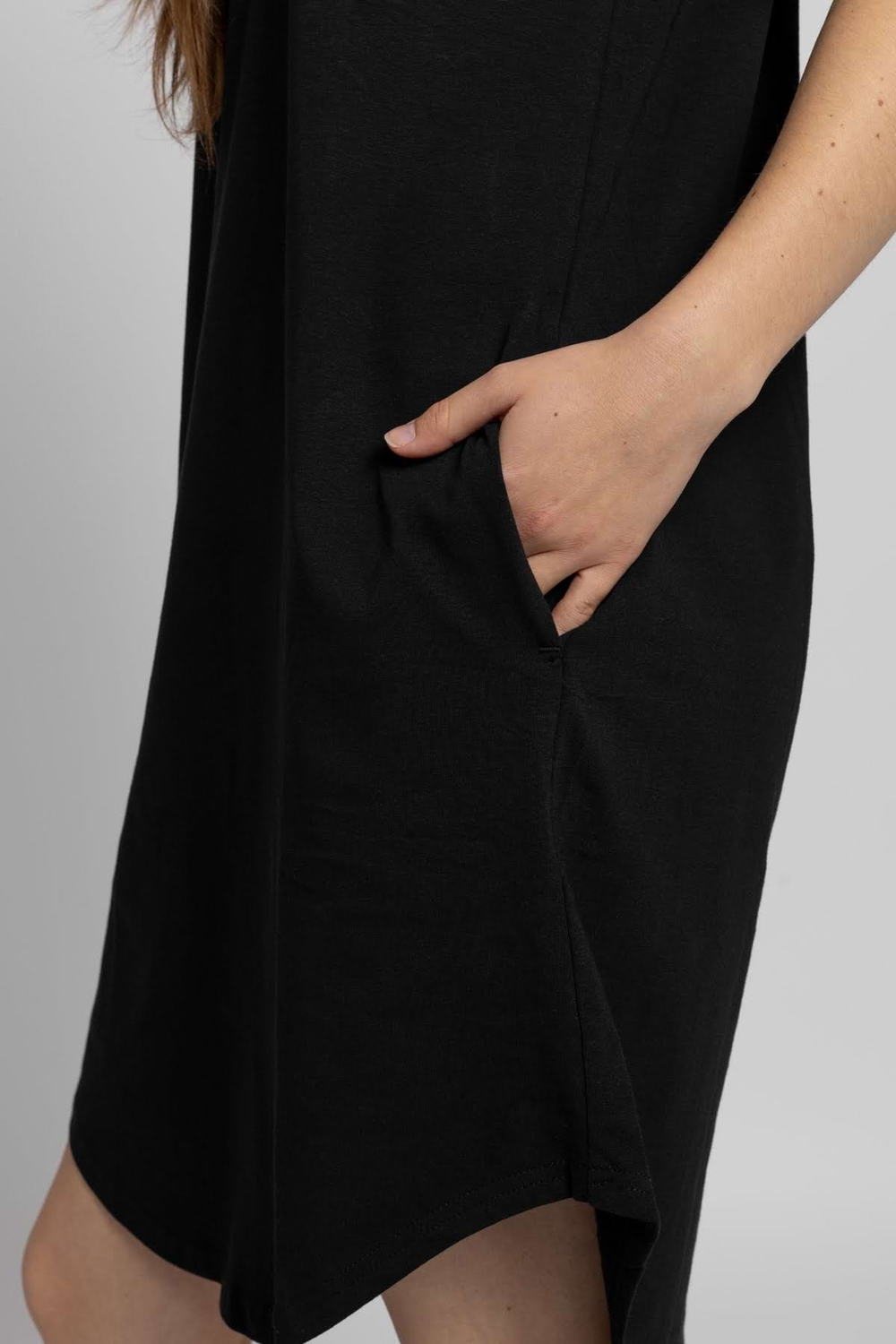 Dámská noční košile black red