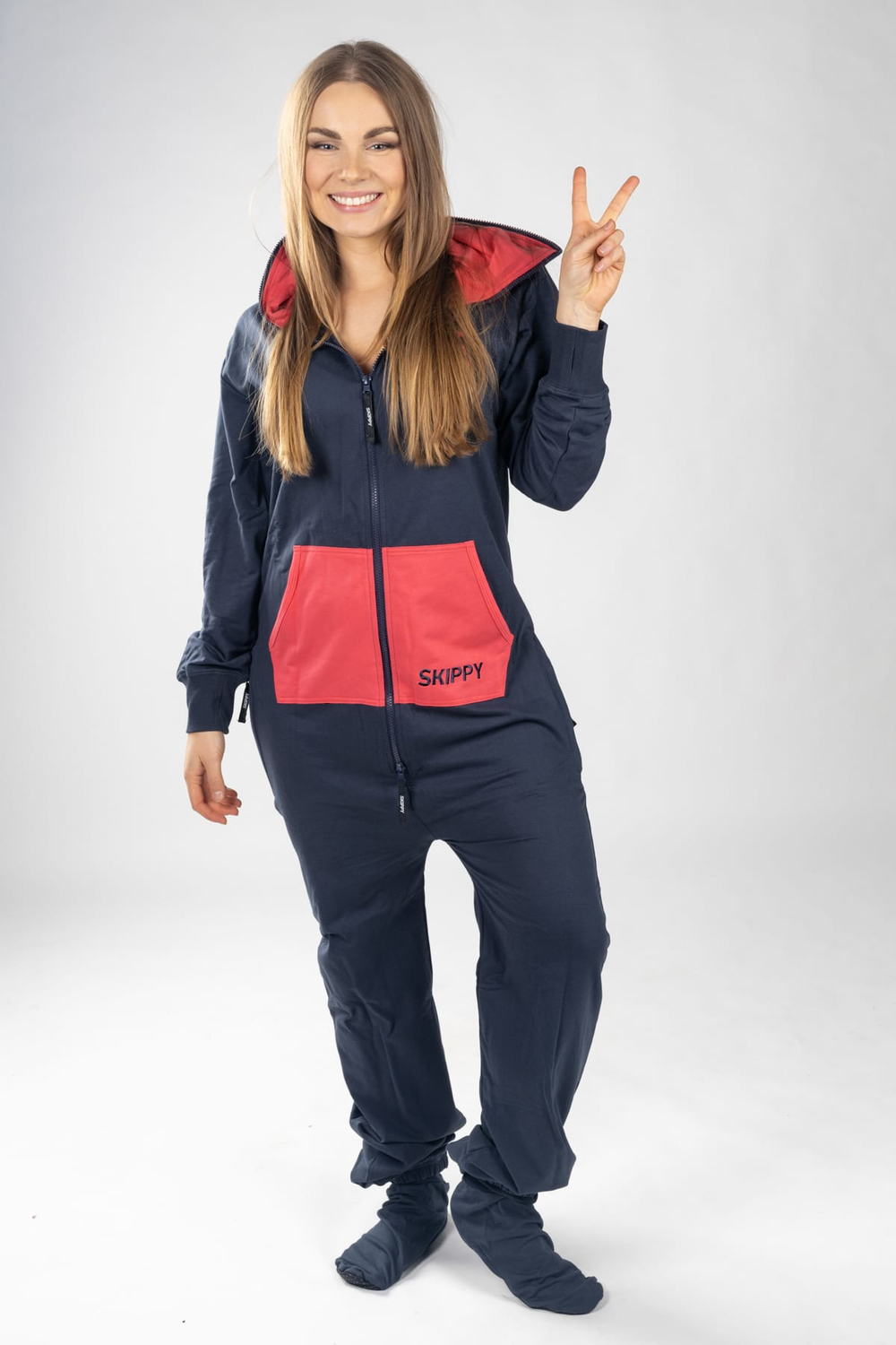Dupačky light – navy fuchsia