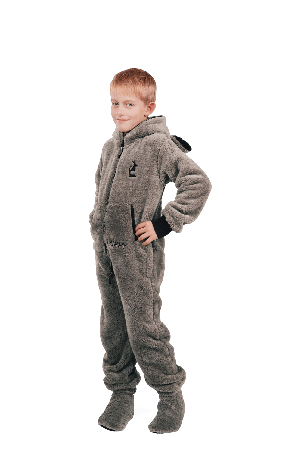 Dětský overal teddy vlk