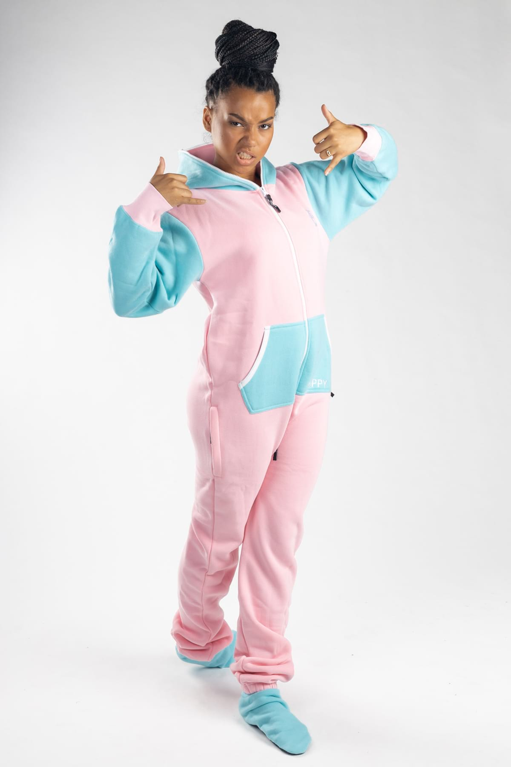 Skippy light pink light blue