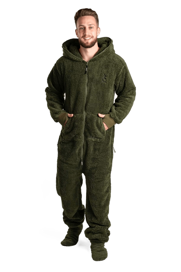 Overal teddy dusty green