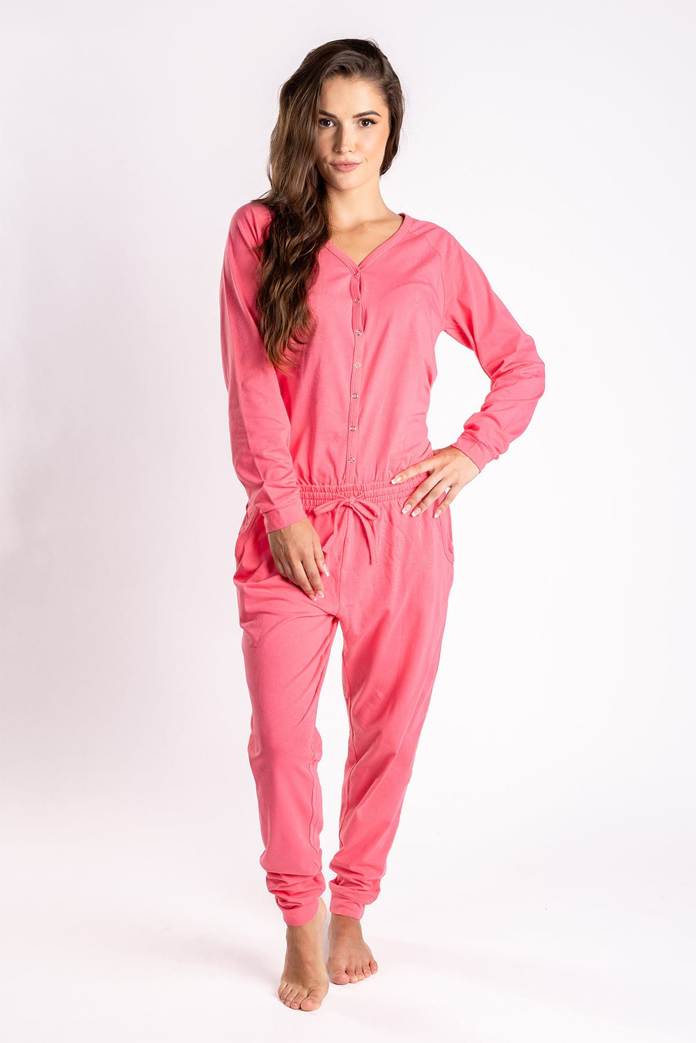 Dámský overal candy pink