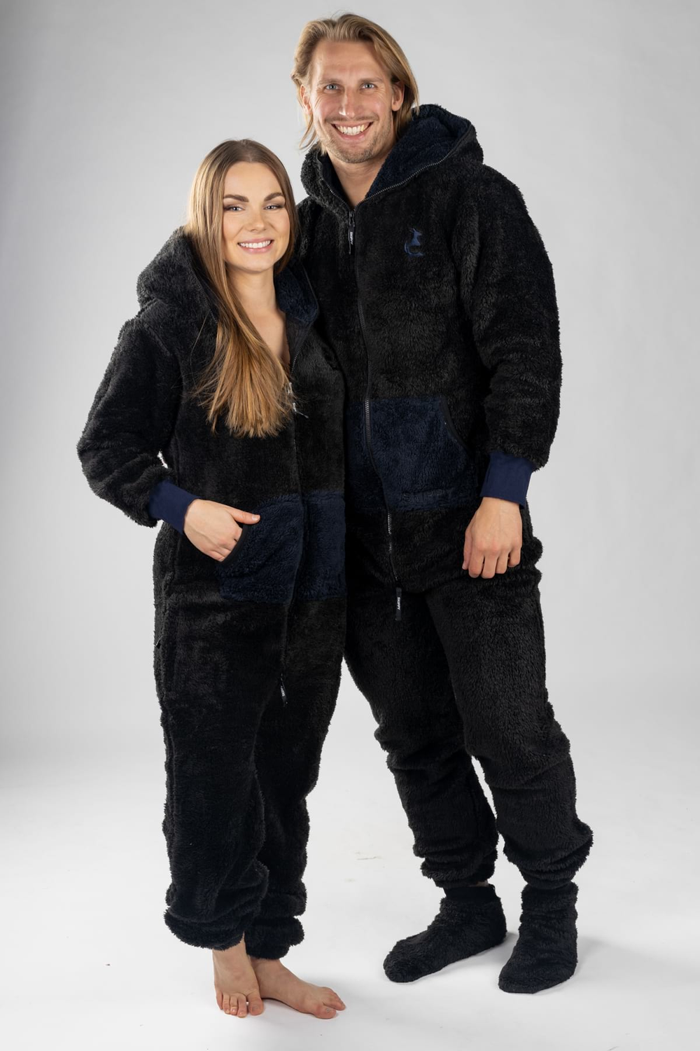 Dupačky teddy black navy