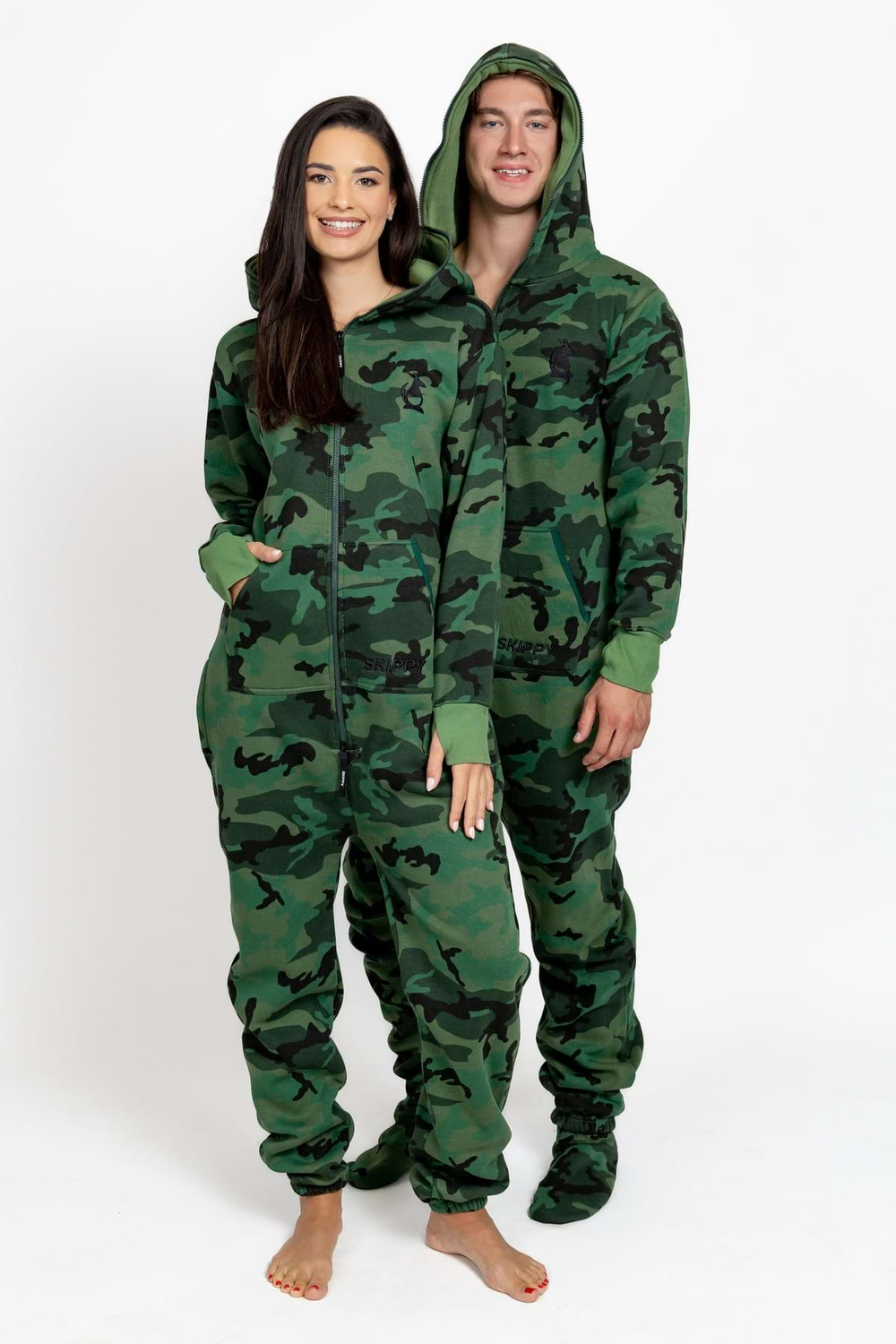 Overal camo green