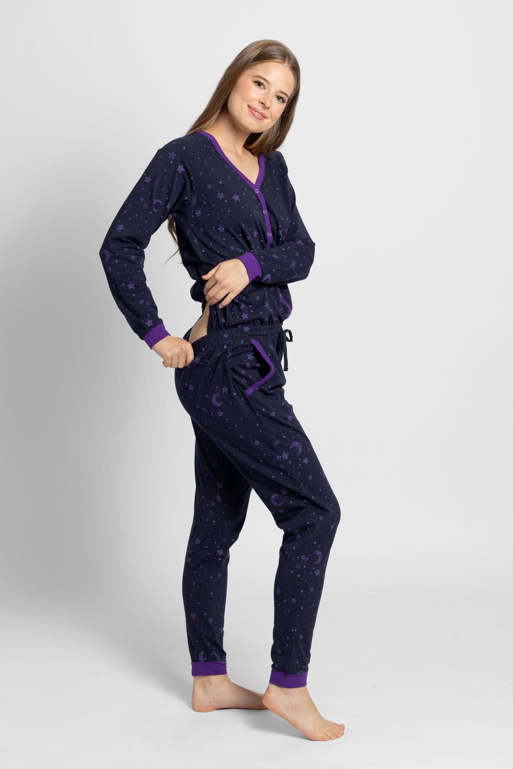 Dámský overal navy sky