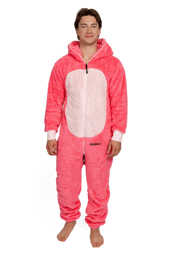 Overal teddy plameňák
