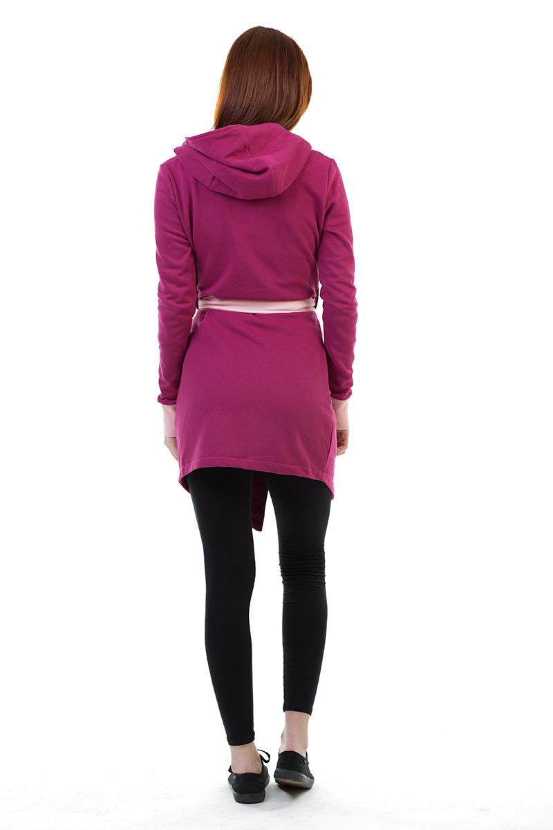 Dámský kardigan bordó