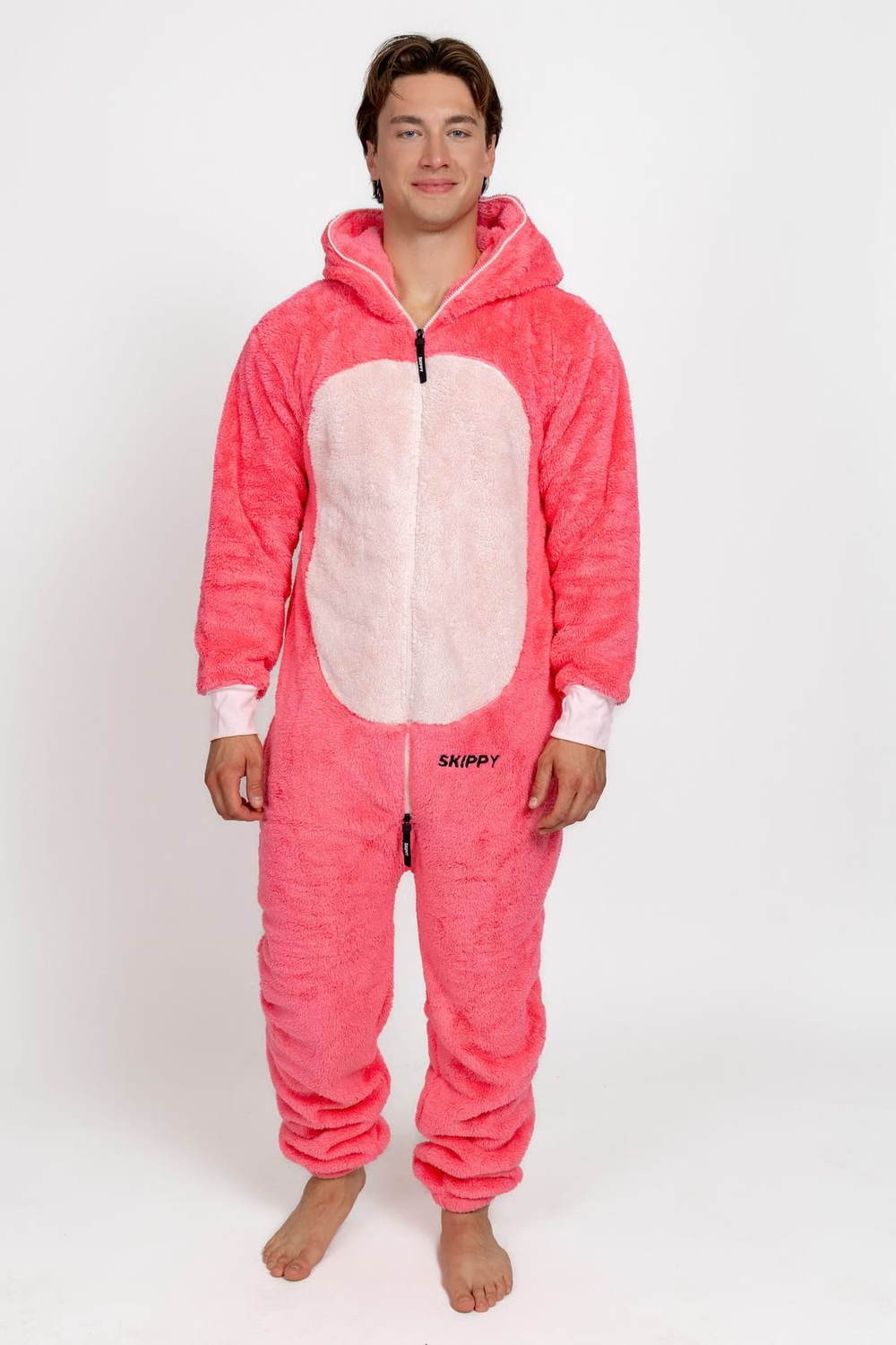 Overal teddy plameňák
