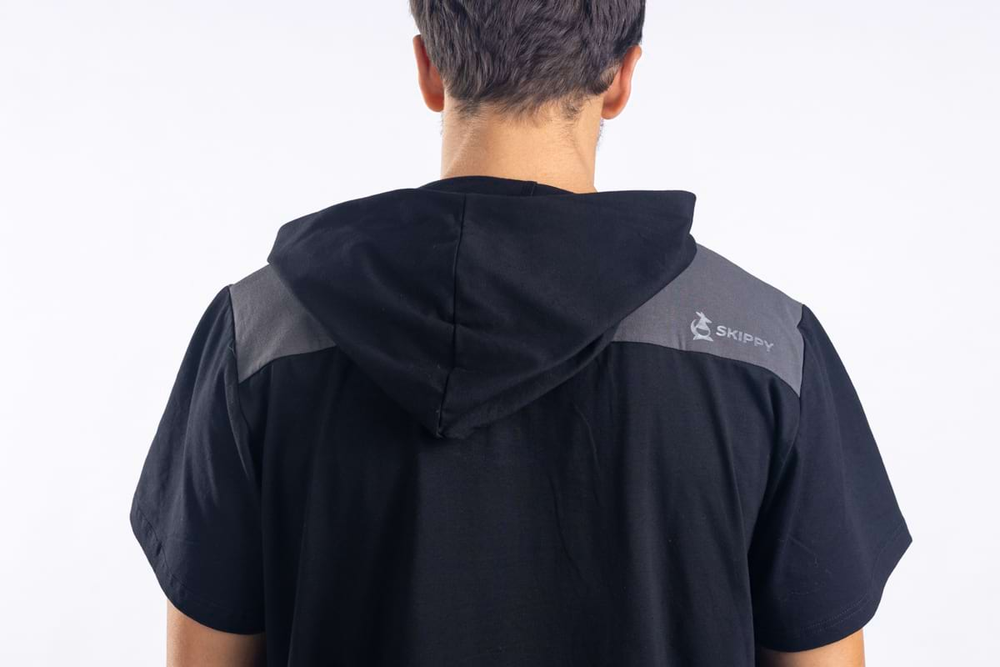 Pánská noční košile black grey