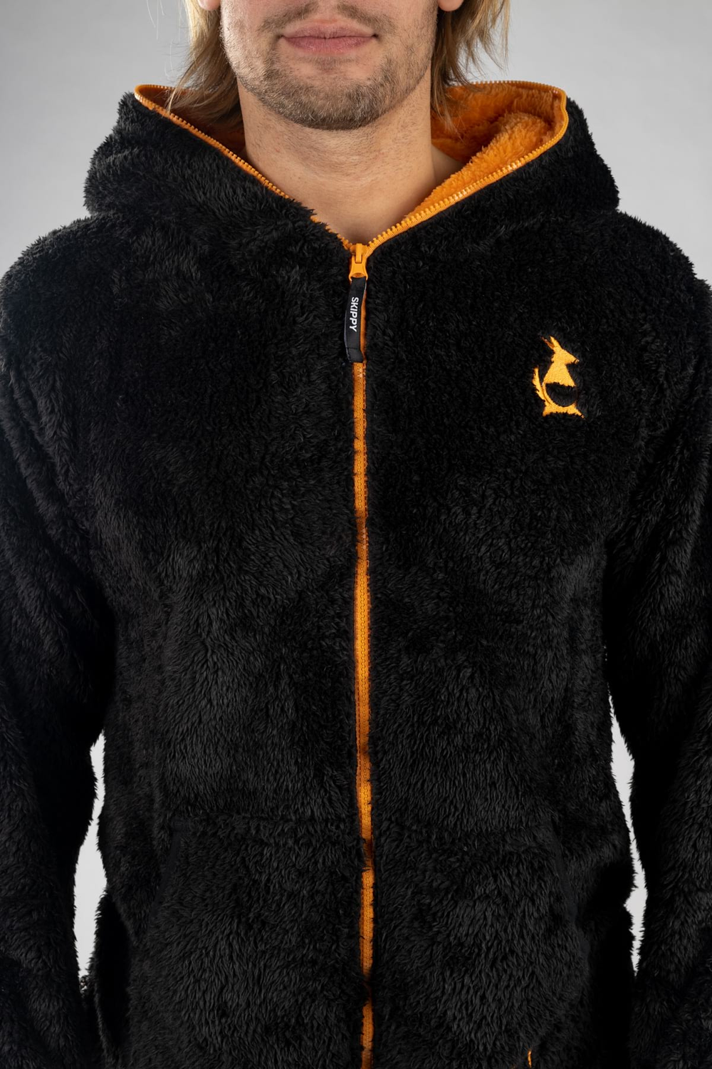 Dupačky teddy black orange