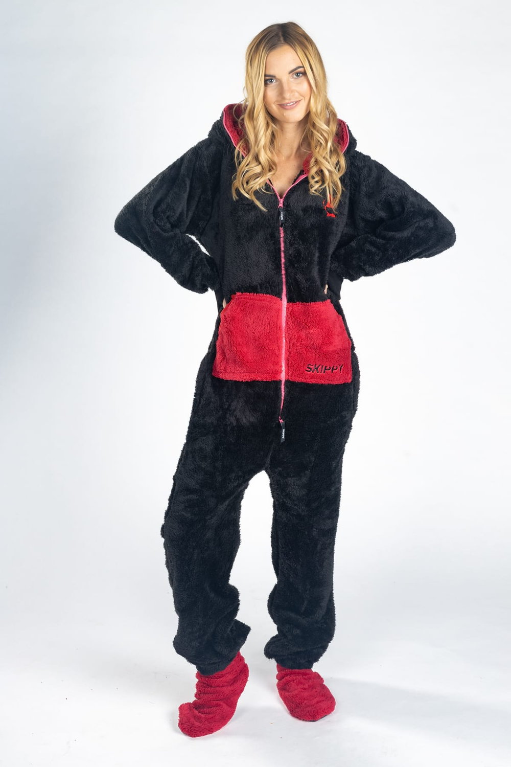 Dupačky teddy black pink