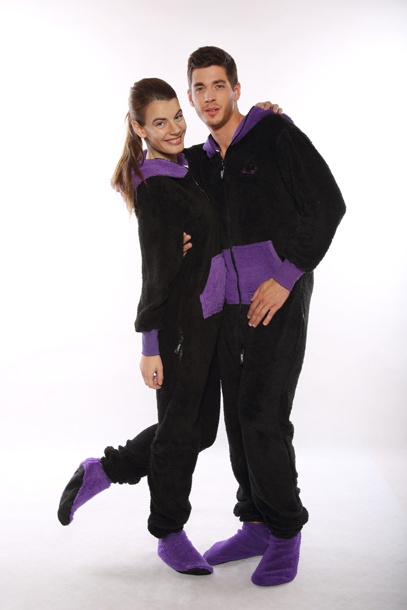 Skippy teddy black purple