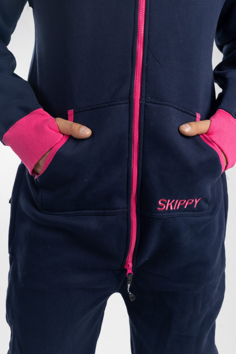 Dupačky navy fuchsia