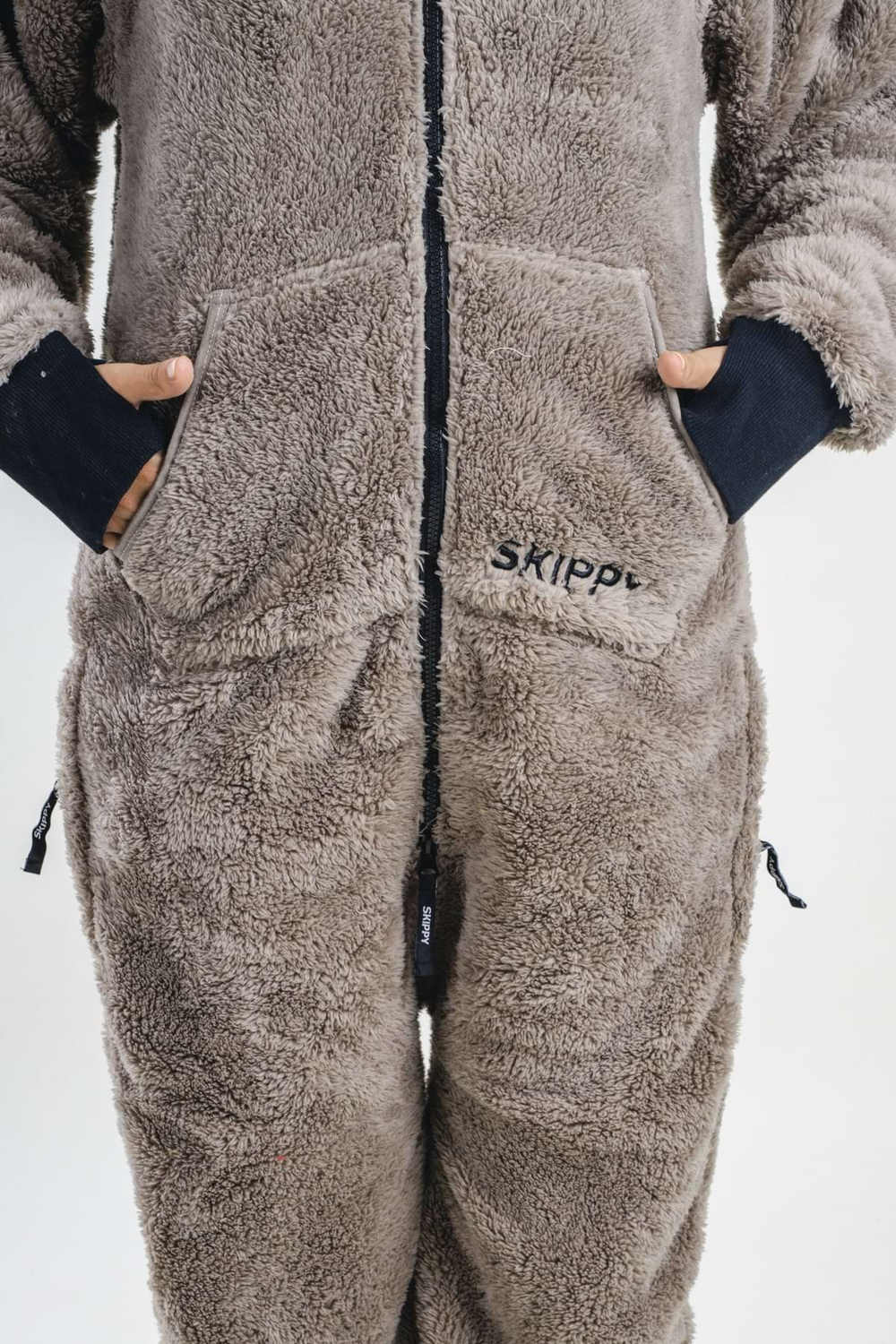 Dupačky teddy light grey