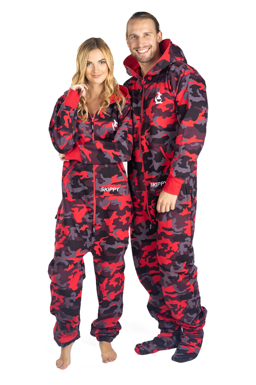 Overal camo red