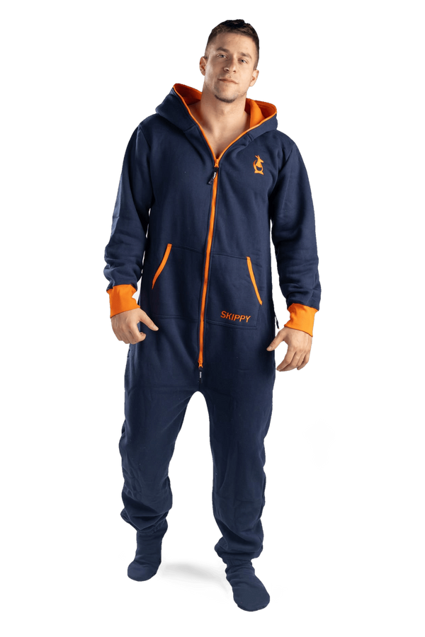 Overal navy orange