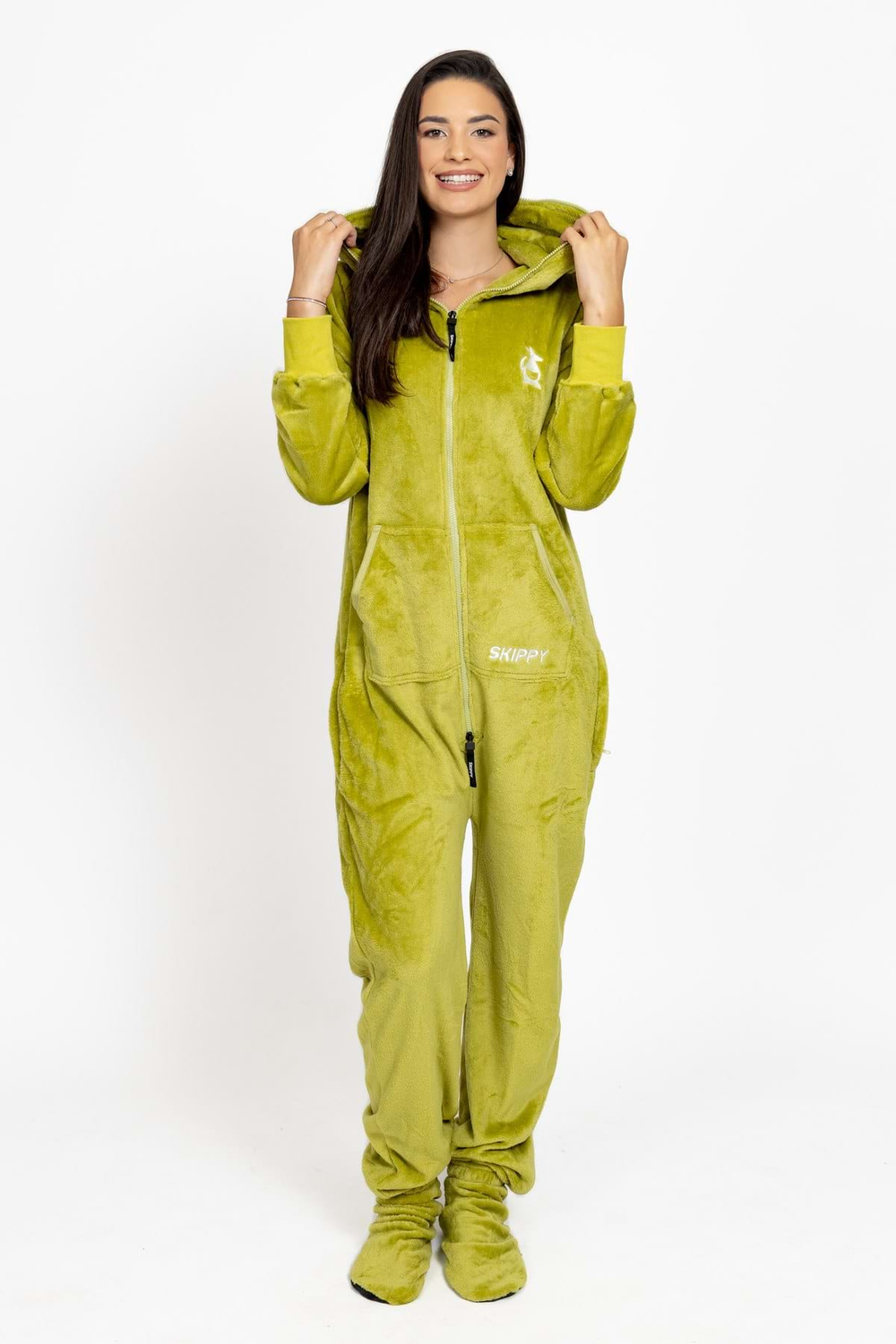 Overal velur wasabi