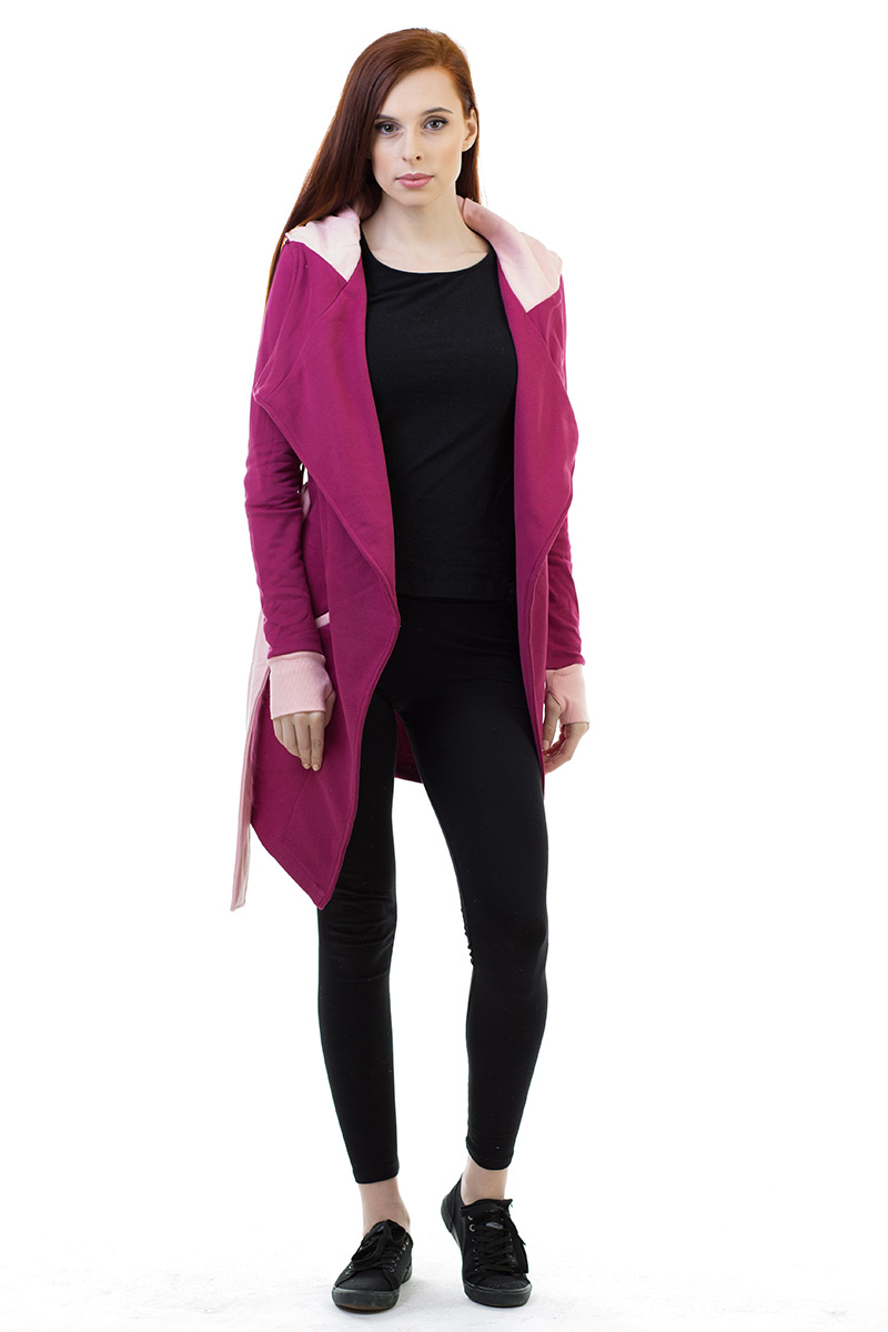 Dámský kardigan bordó