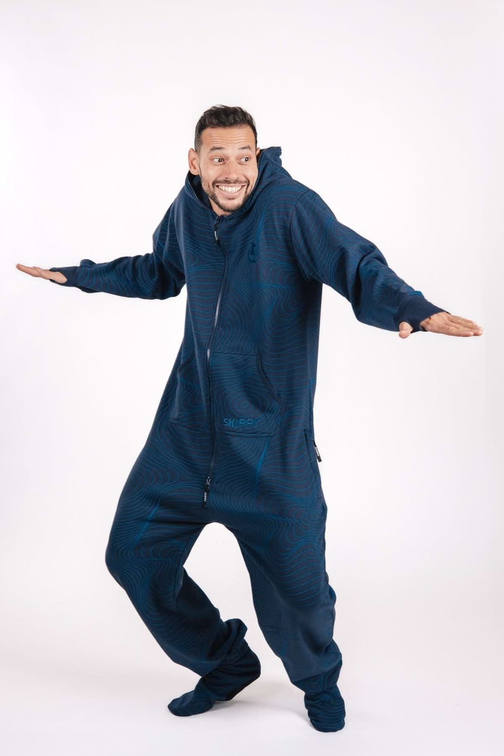 Dupačky navy geometric