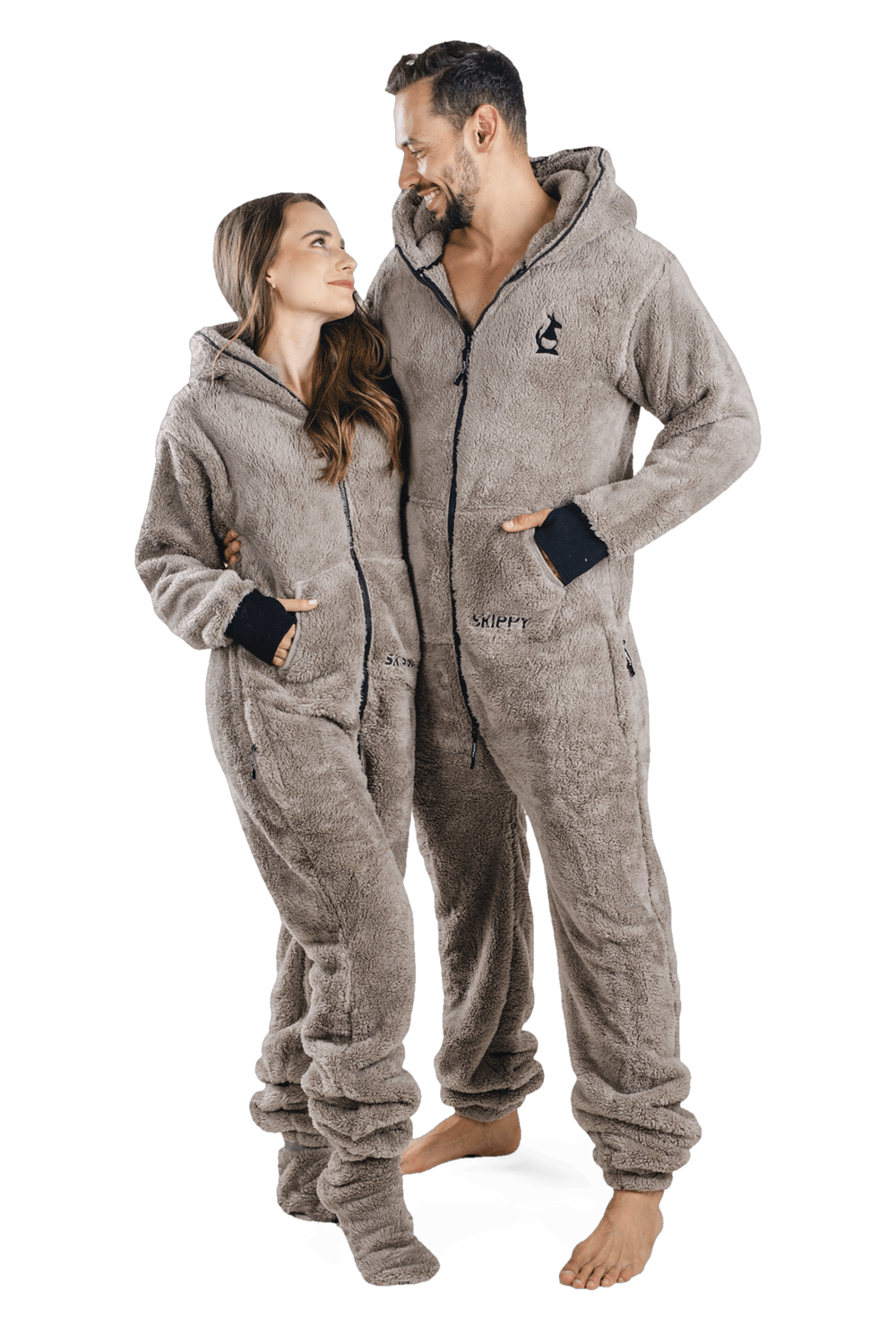 Overal teddy light grey