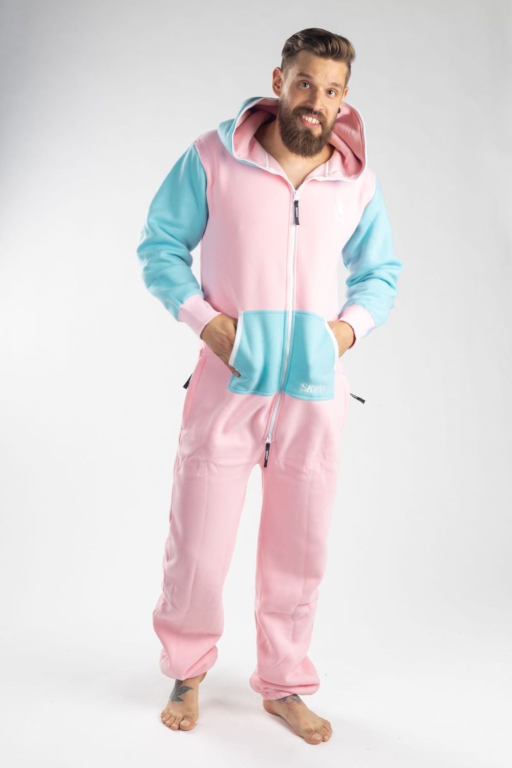 Skippy light pink light blue