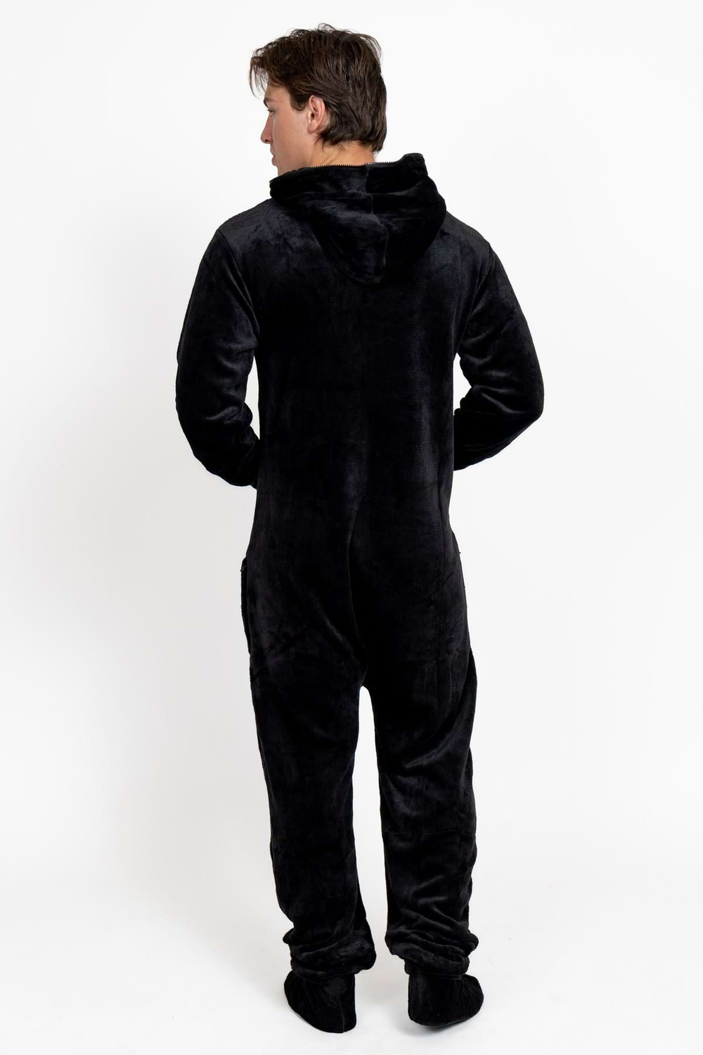 Overal velur black