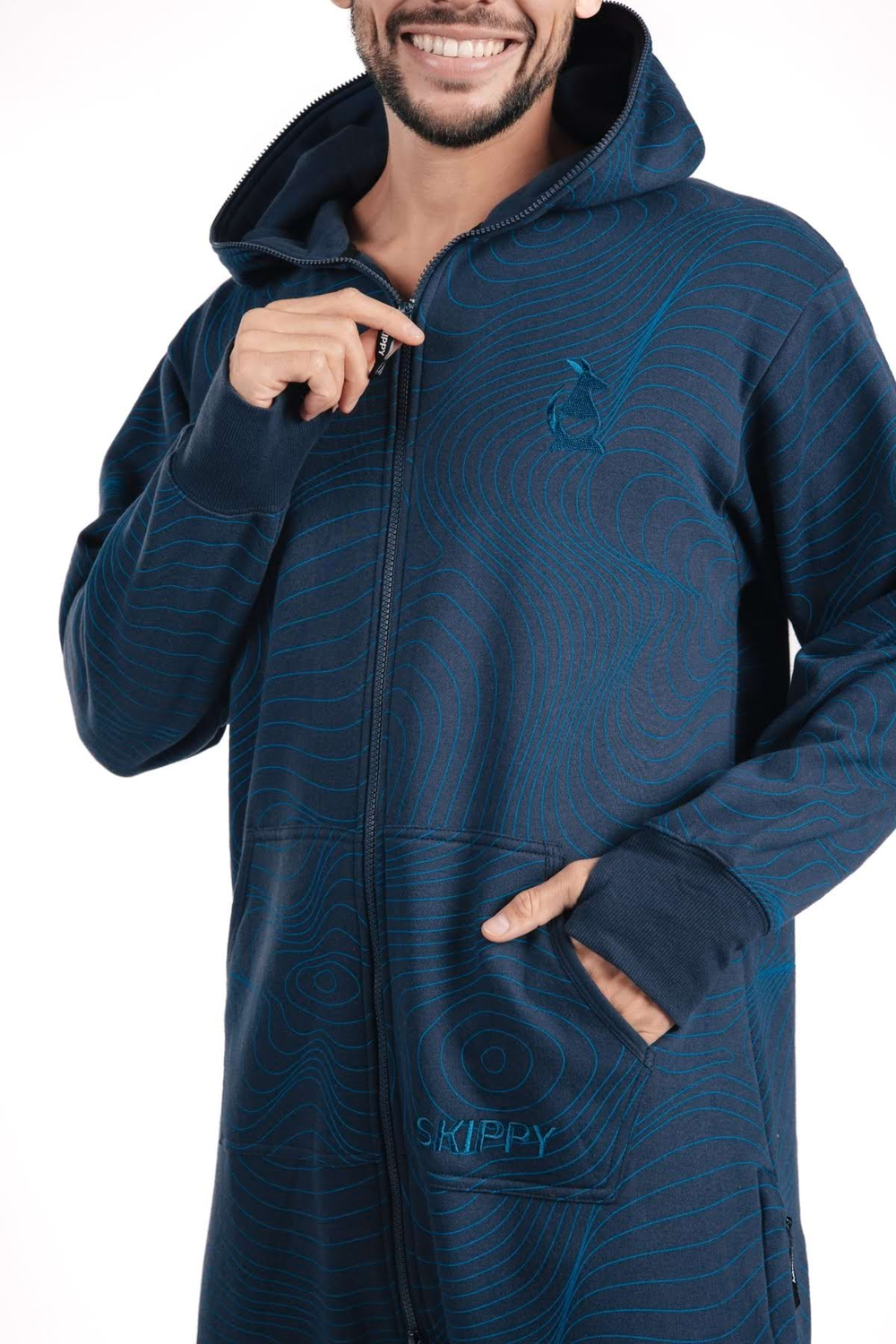 Dupačky navy geometric