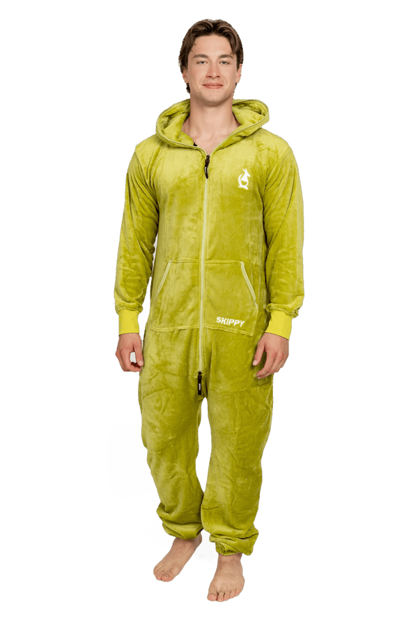 Overal velur wasabi