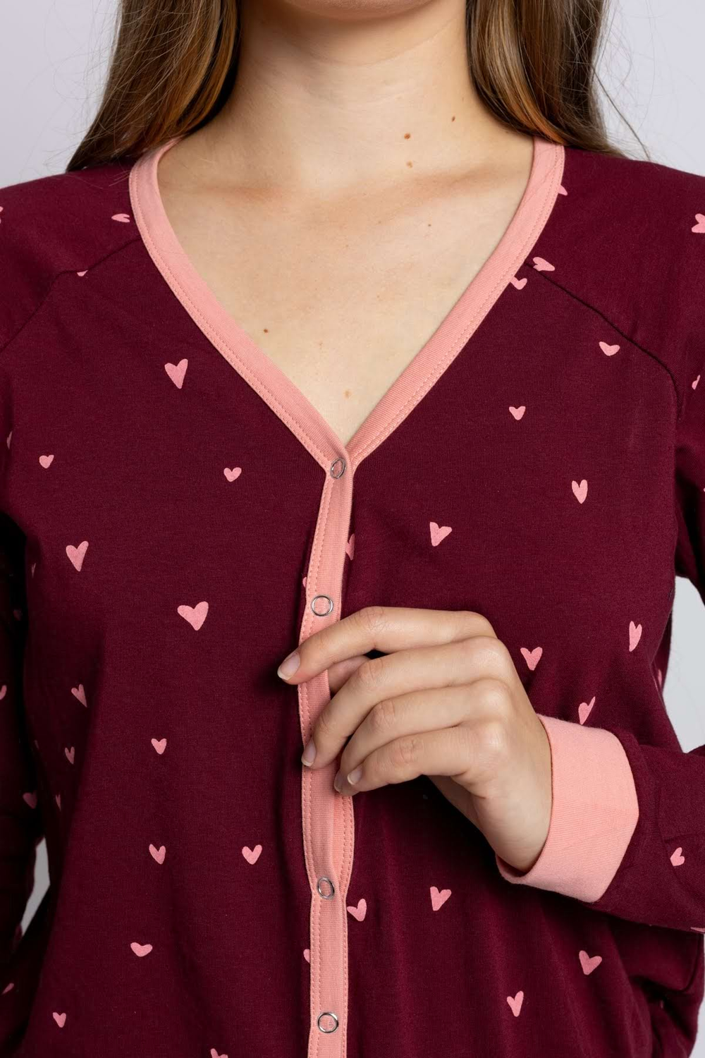 Dámský overal sangria hearts