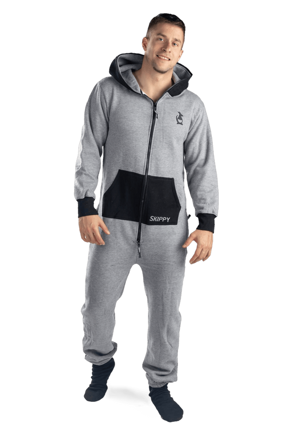 Overal ash grey black