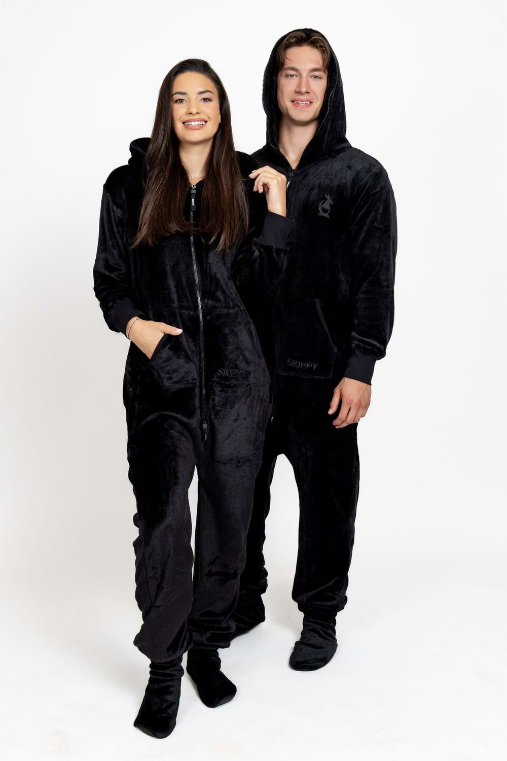 Overal velur black