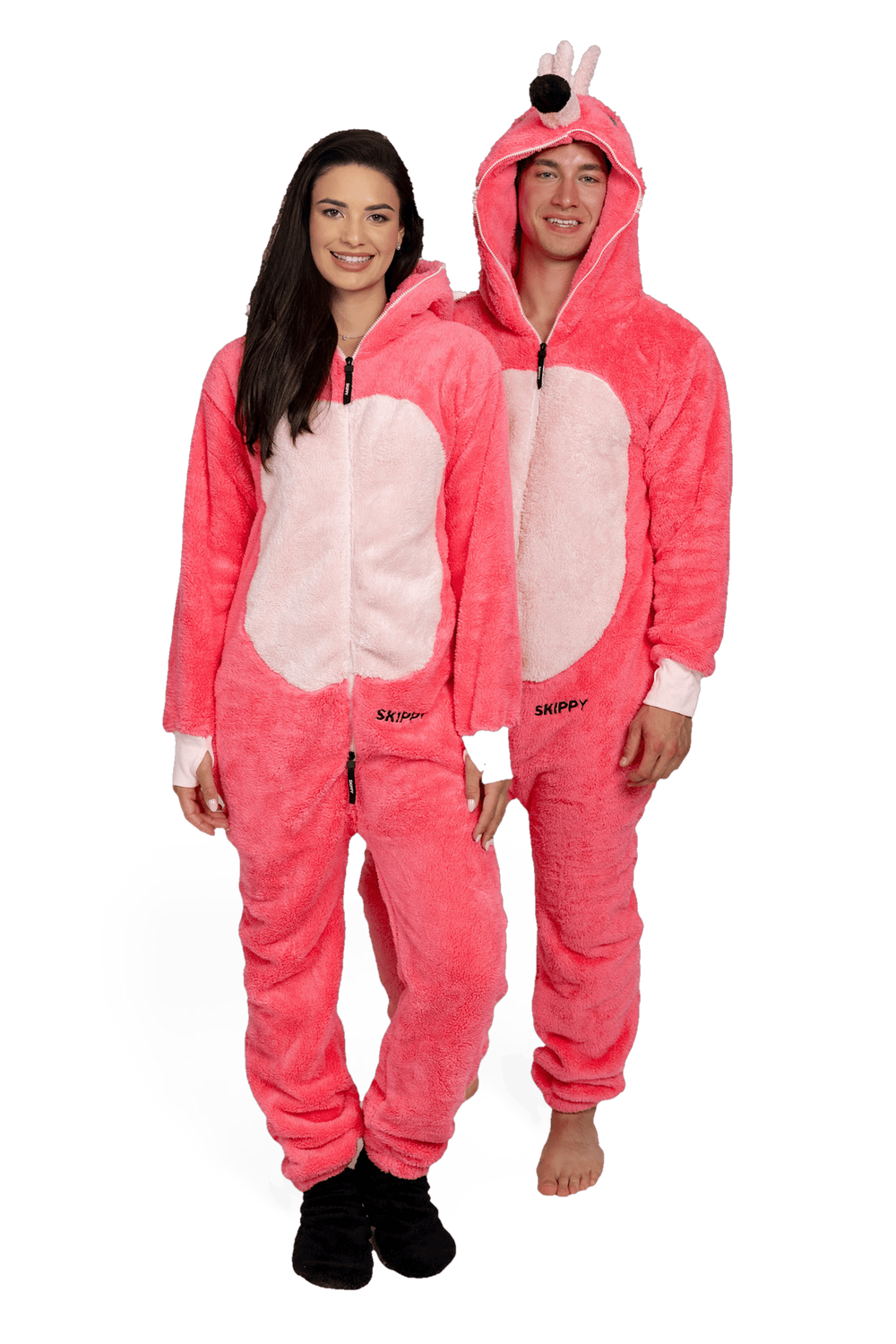 Overal teddy plameňák