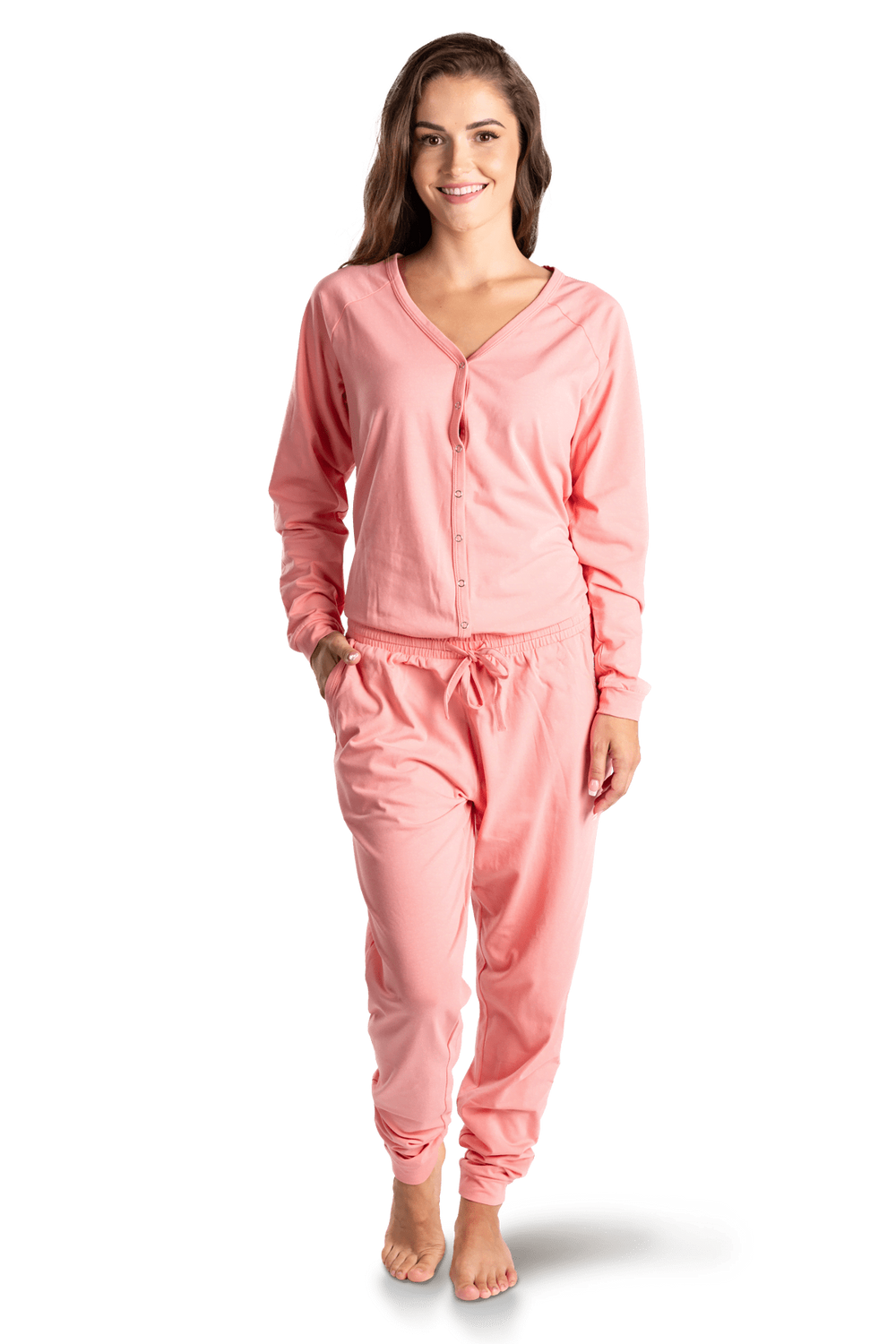 Dámský overal dusty rose