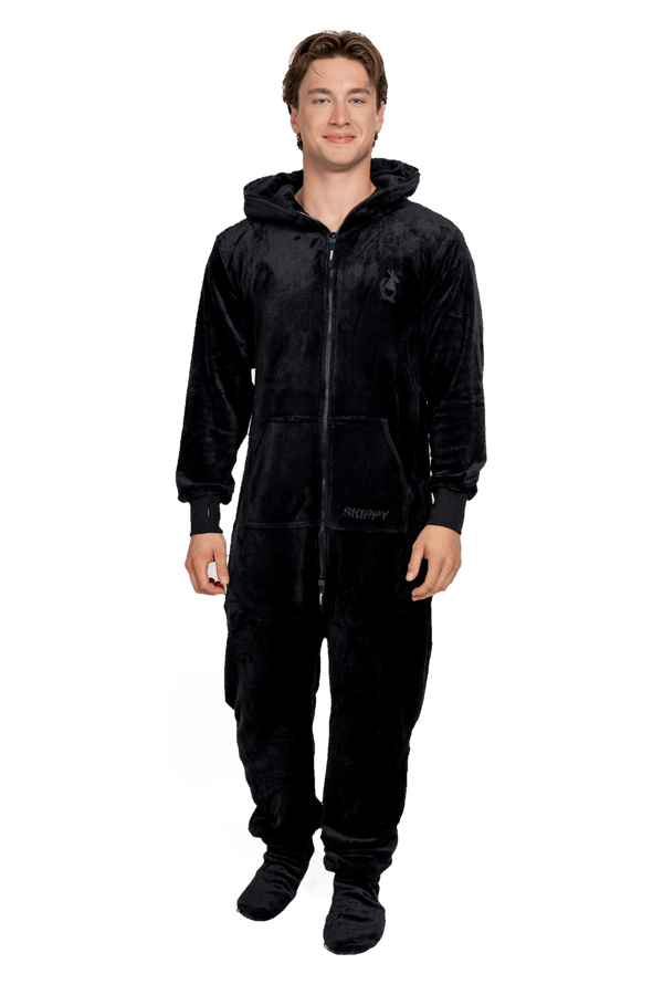 Overal velur black