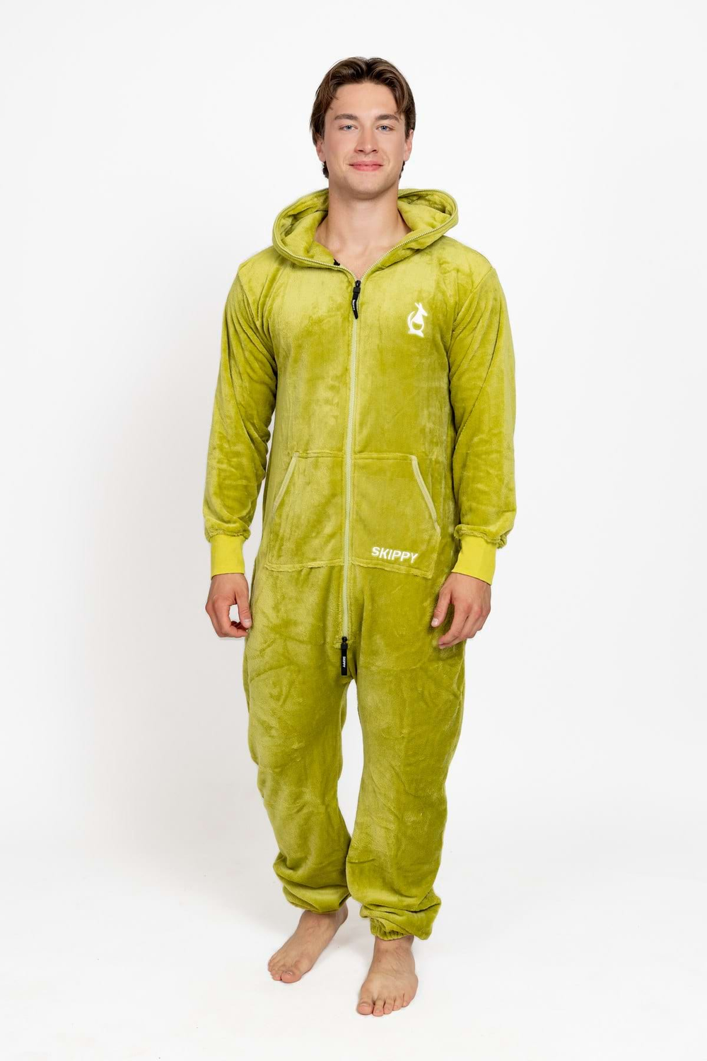 Overal velur wasabi