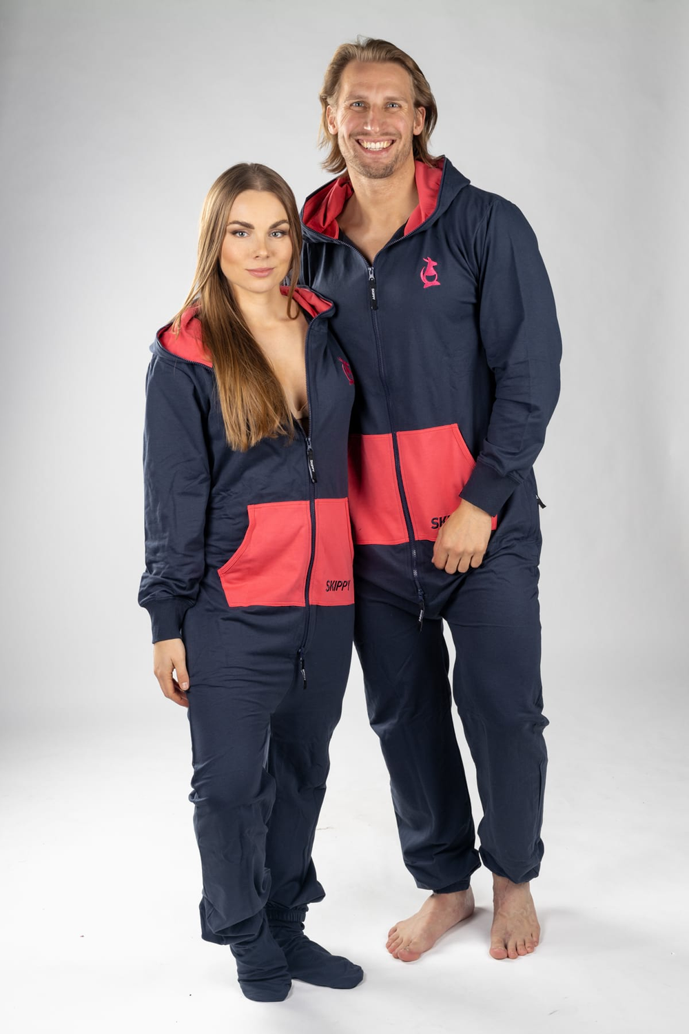 Dupačky light – navy fuchsia