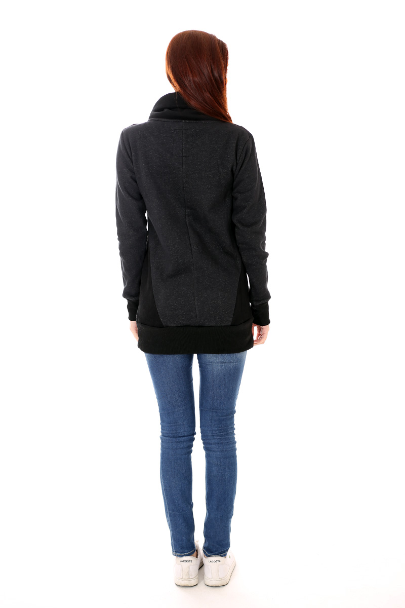 Mikino-kabátek black grey