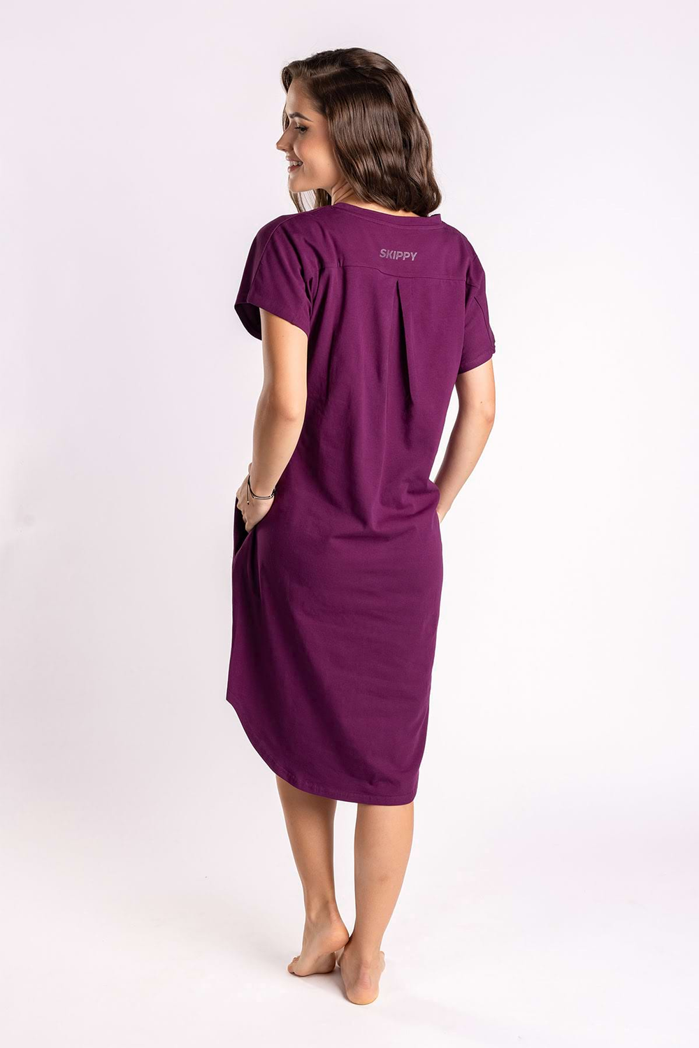 Dámská noční košile wine