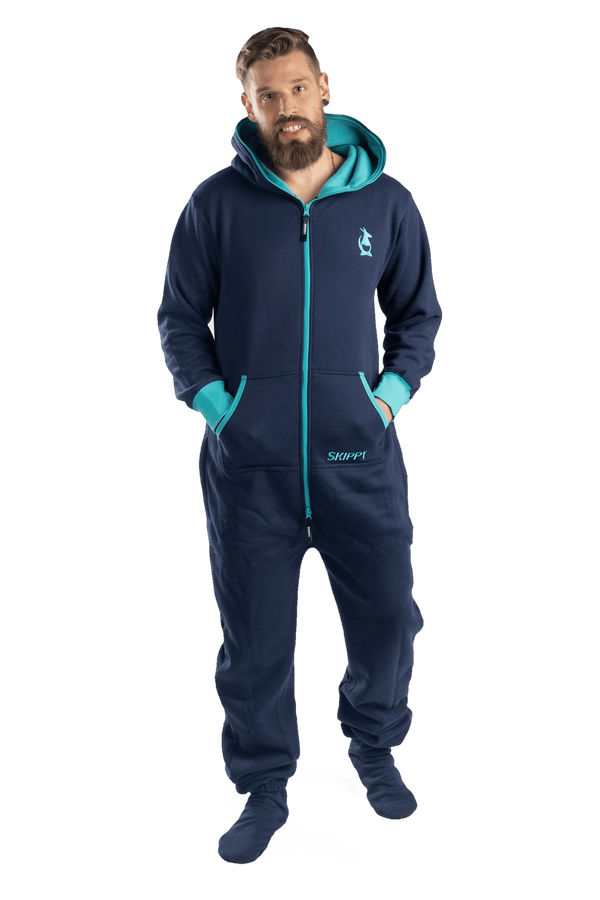 Overal navy mint