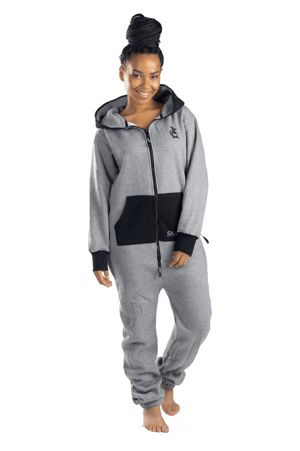 Overal ash grey black
