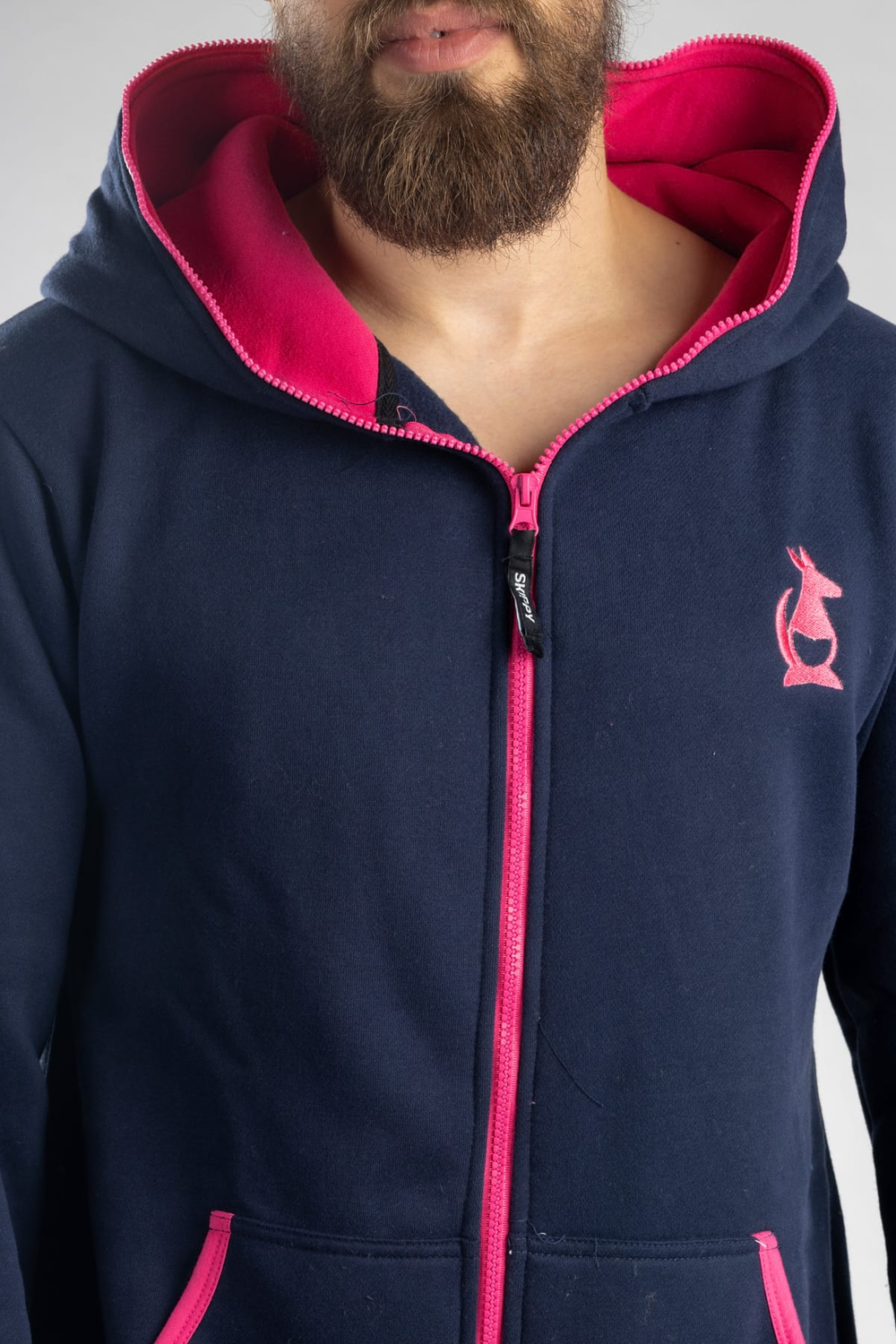 Dupačky navy fuchsia
