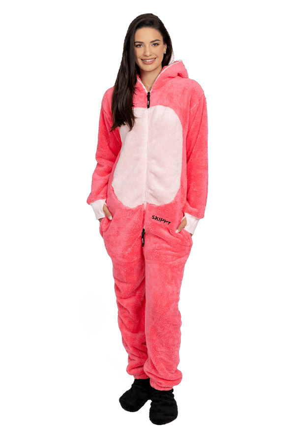 Overal teddy plameňák