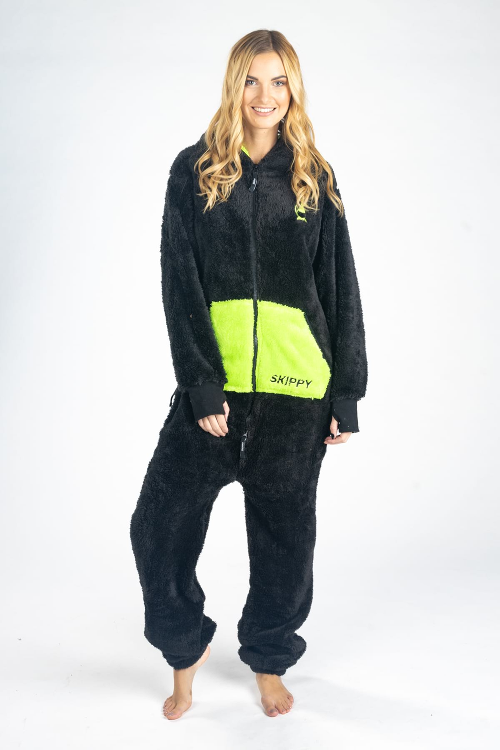 Dupačky teddy black green