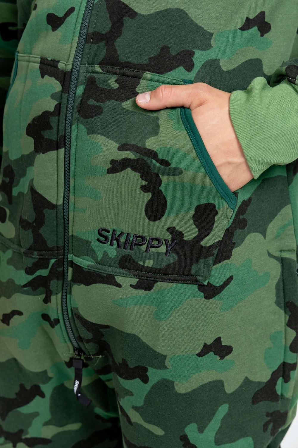 Overal camo green