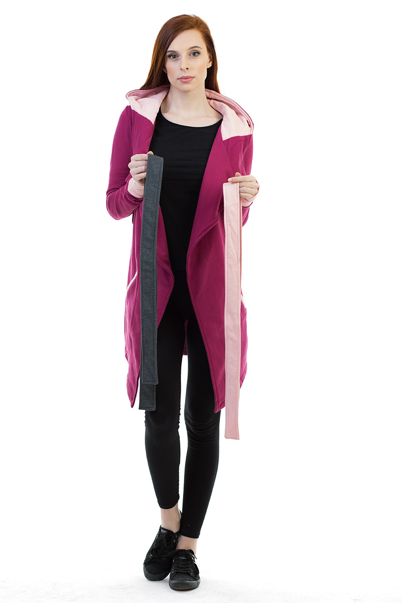 Dámský kardigan bordó