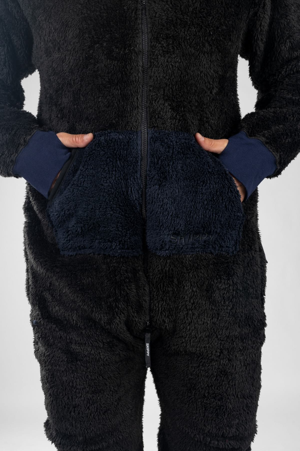 Dupačky teddy black navy