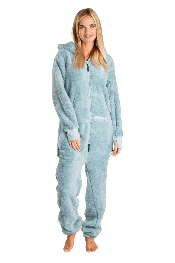 Overal teddy dusty mint