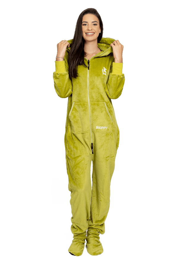 Overal velur wasabi