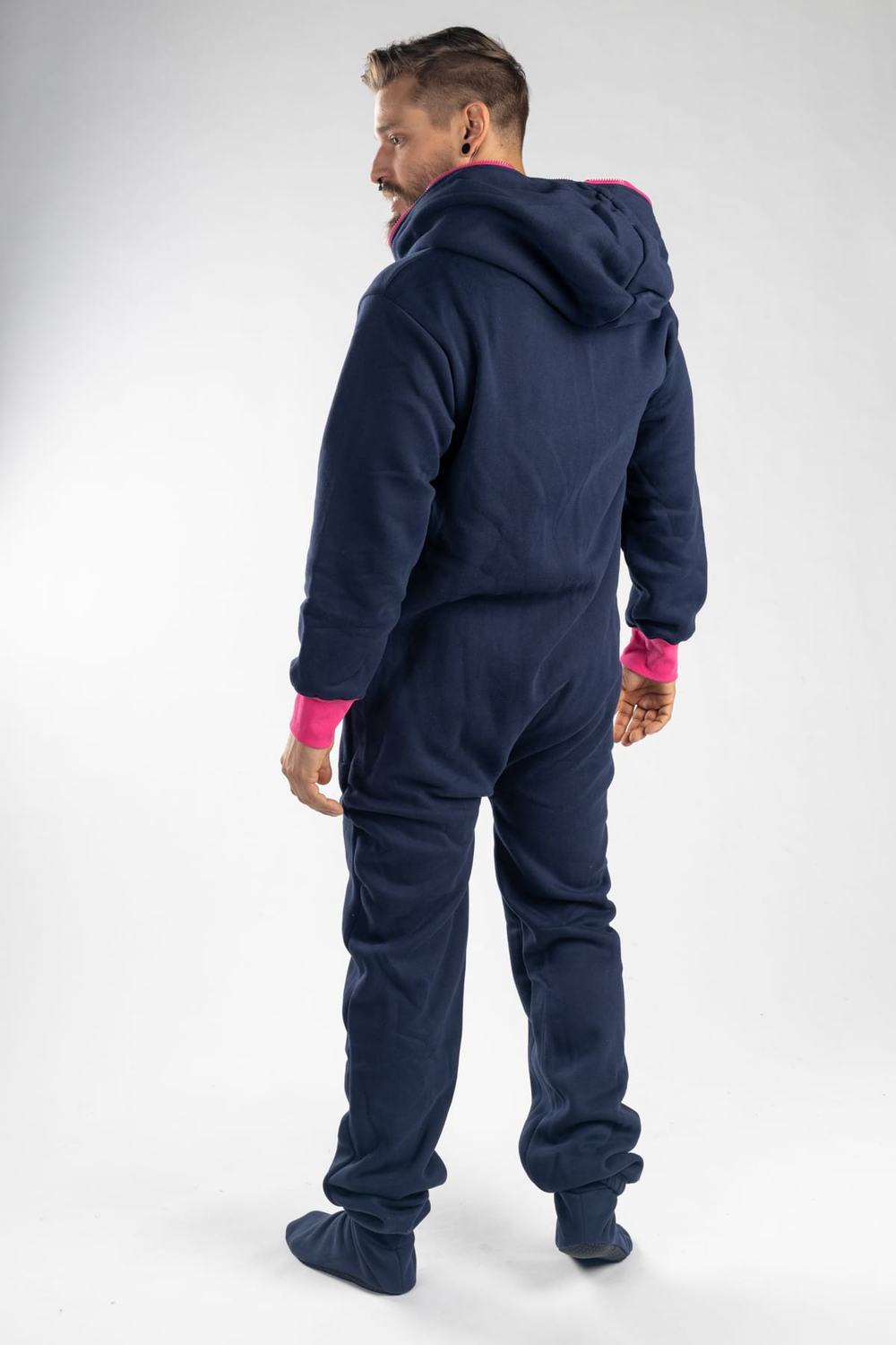 Dupačky navy fuchsia