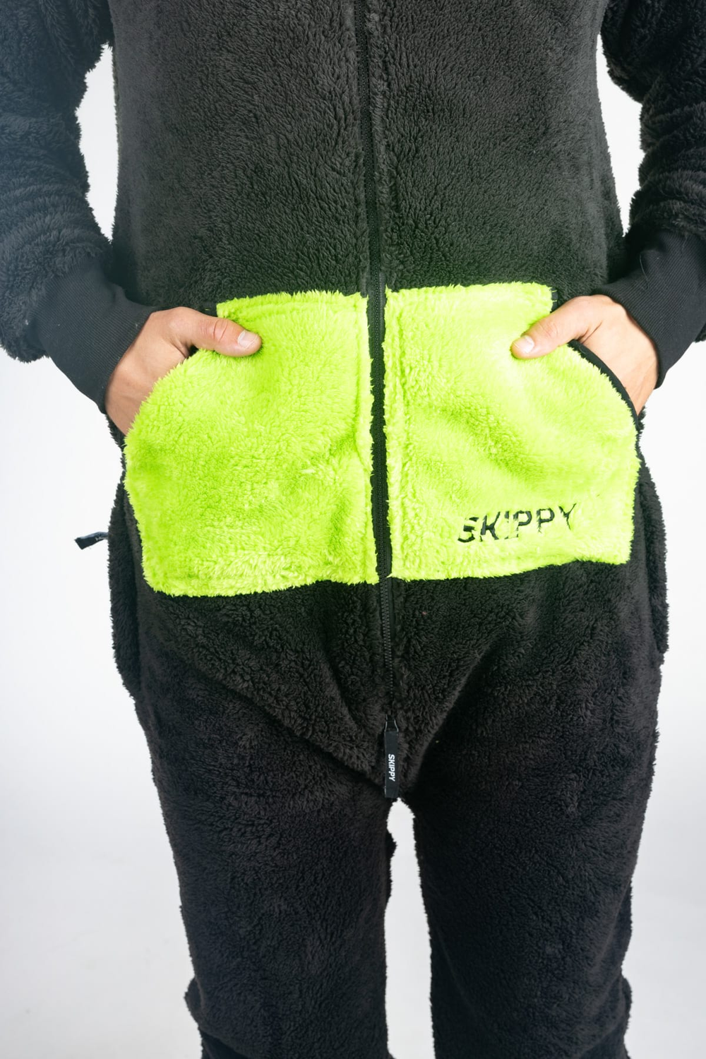 Dupačky teddy black green